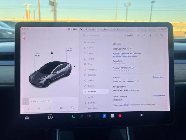 used 2018 Tesla Model 3 car, priced at $21,950