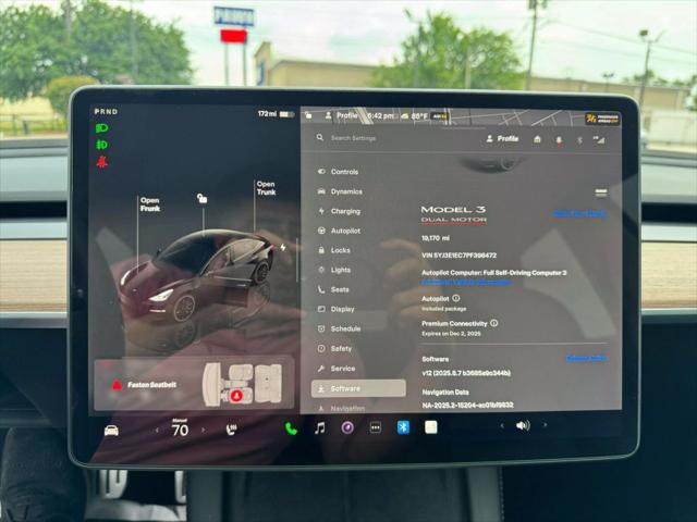 used 2023 Tesla Model 3 car, priced at $31,950