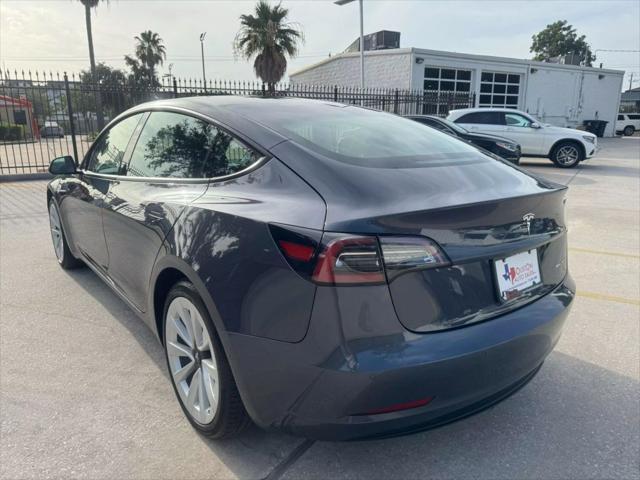 used 2022 Tesla Model 3 car, priced at $26,750