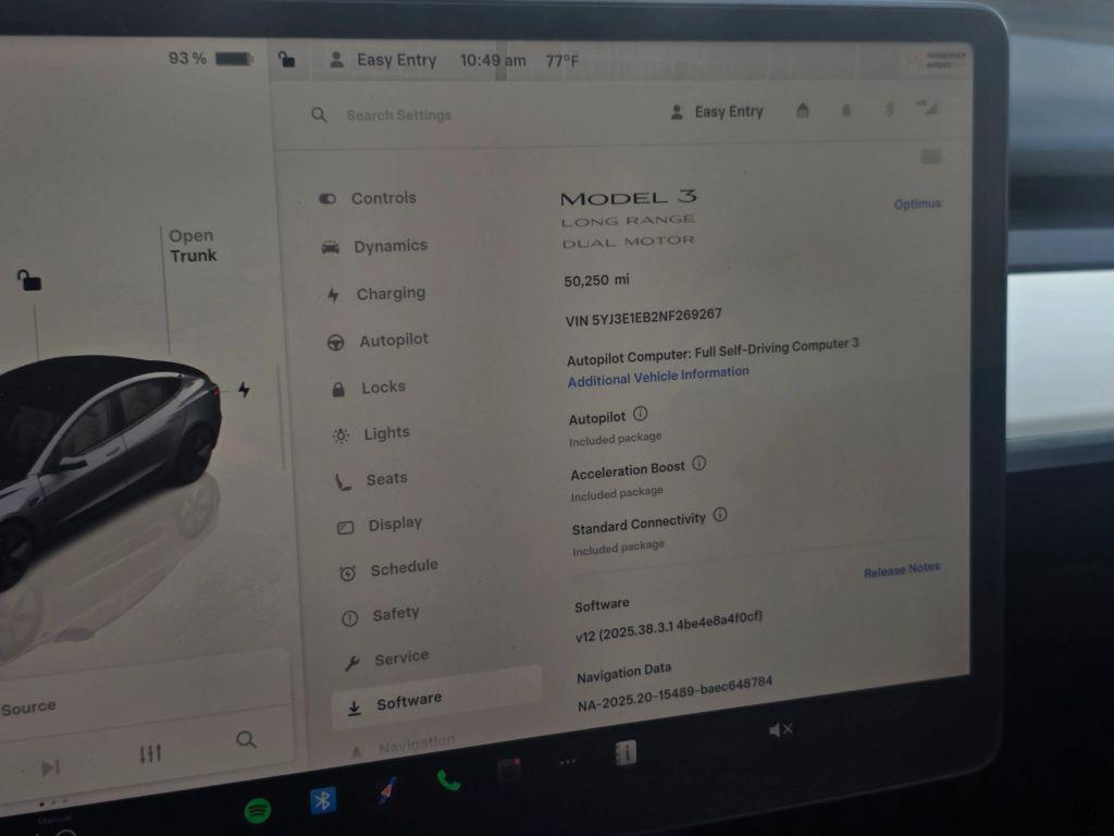 used 2022 Tesla Model 3 car, priced at $25,995