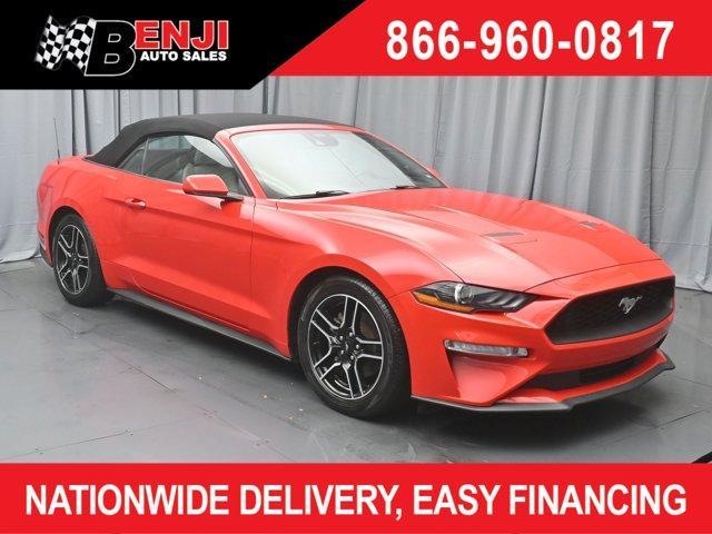 used 2021 Ford Mustang car, priced at $18,994