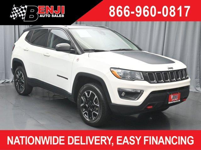 used 2021 Jeep Compass car, priced at $17,594