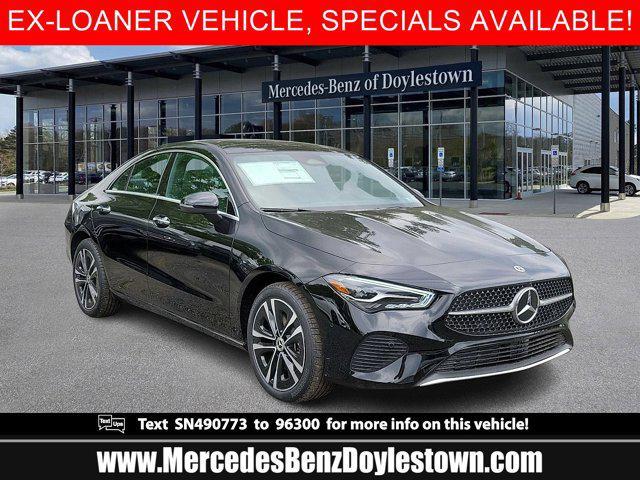 new 2025 Mercedes-Benz CLA 250 car, priced at $45,225