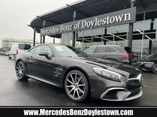 used 2020 Mercedes-Benz SL 550 car, priced at $70,000