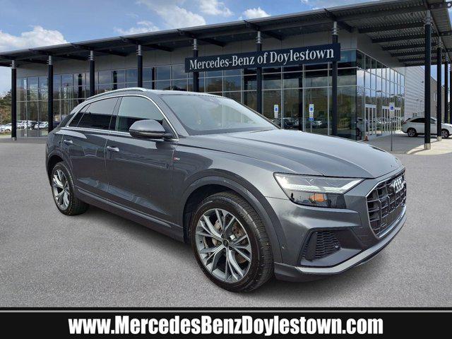 used 2021 Audi Q8 car, priced at $38,420
