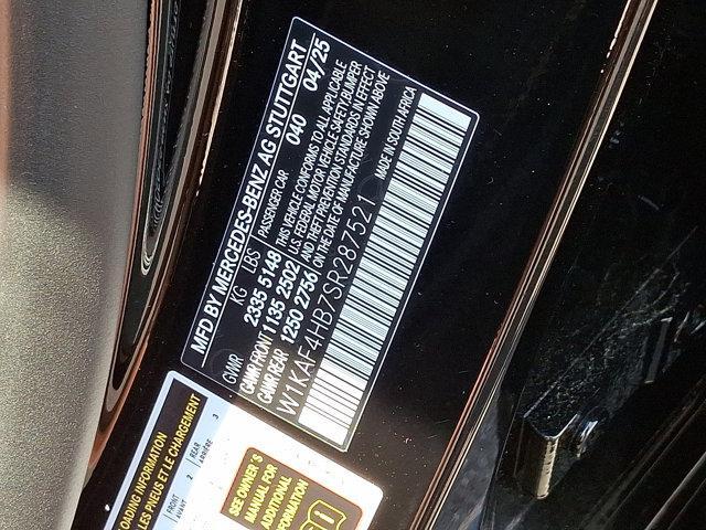 new 2025 Mercedes-Benz C-Class car, priced at $52,885