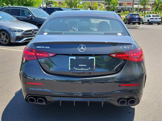 new 2024 Mercedes-Benz AMG C 43 car, priced at $72,590