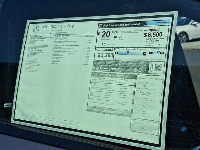 new 2025 Mercedes-Benz AMG GLE 53 car, priced at $104,385