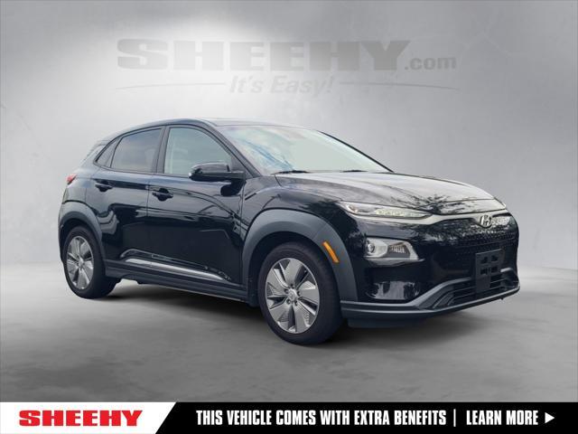used 2021 Hyundai Kona EV car, priced at $18,300