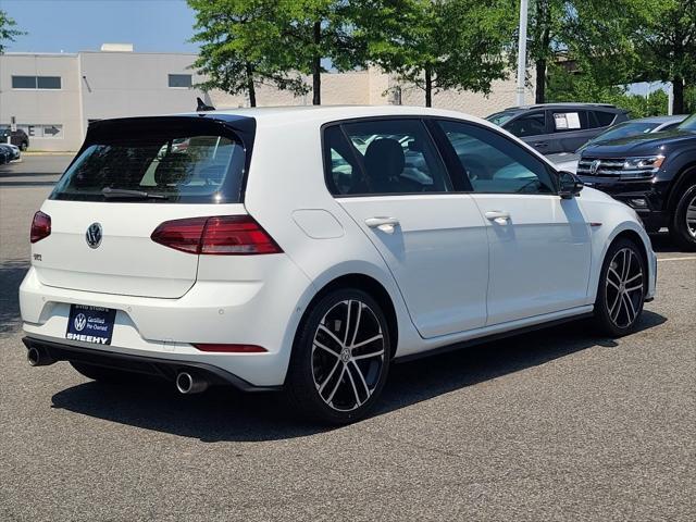 used 2021 Volkswagen Golf GTI car, priced at $25,000