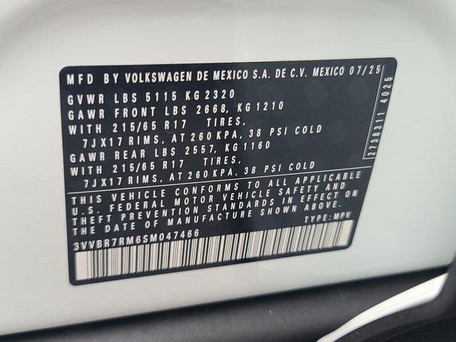 new 2025 Volkswagen Tiguan car, priced at $30,898