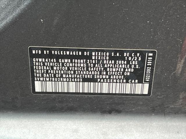 used 2024 Volkswagen Jetta car, priced at $19,200