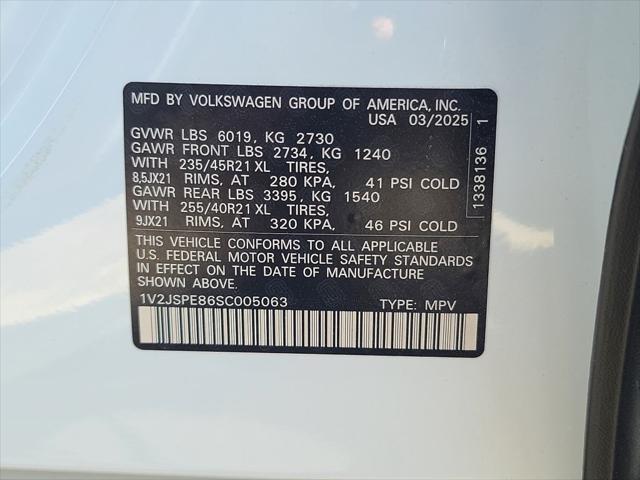 new 2025 Volkswagen ID.4 car, priced at $53,053
