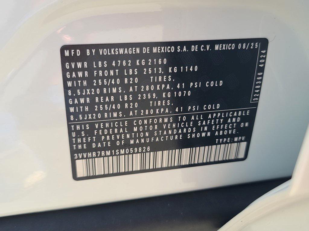 new 2025 Volkswagen Tiguan car, priced at $35,819