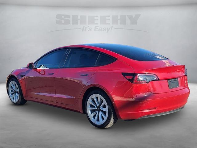 used 2022 Tesla Model 3 car, priced at $18,500