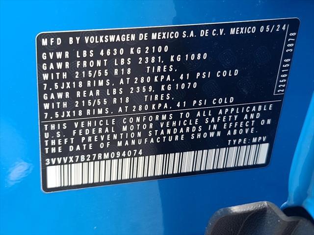 used 2024 Volkswagen Taos car, priced at $25,900