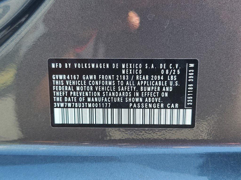 new 2026 Volkswagen Jetta car, priced at $27,823