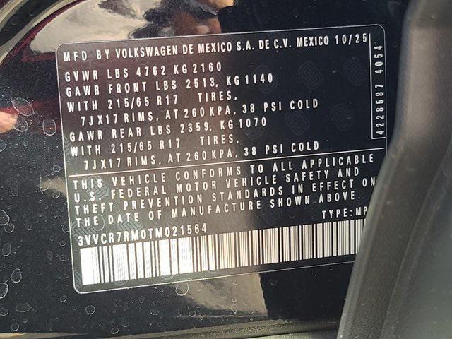 new 2026 Volkswagen Tiguan car, priced at $30,293