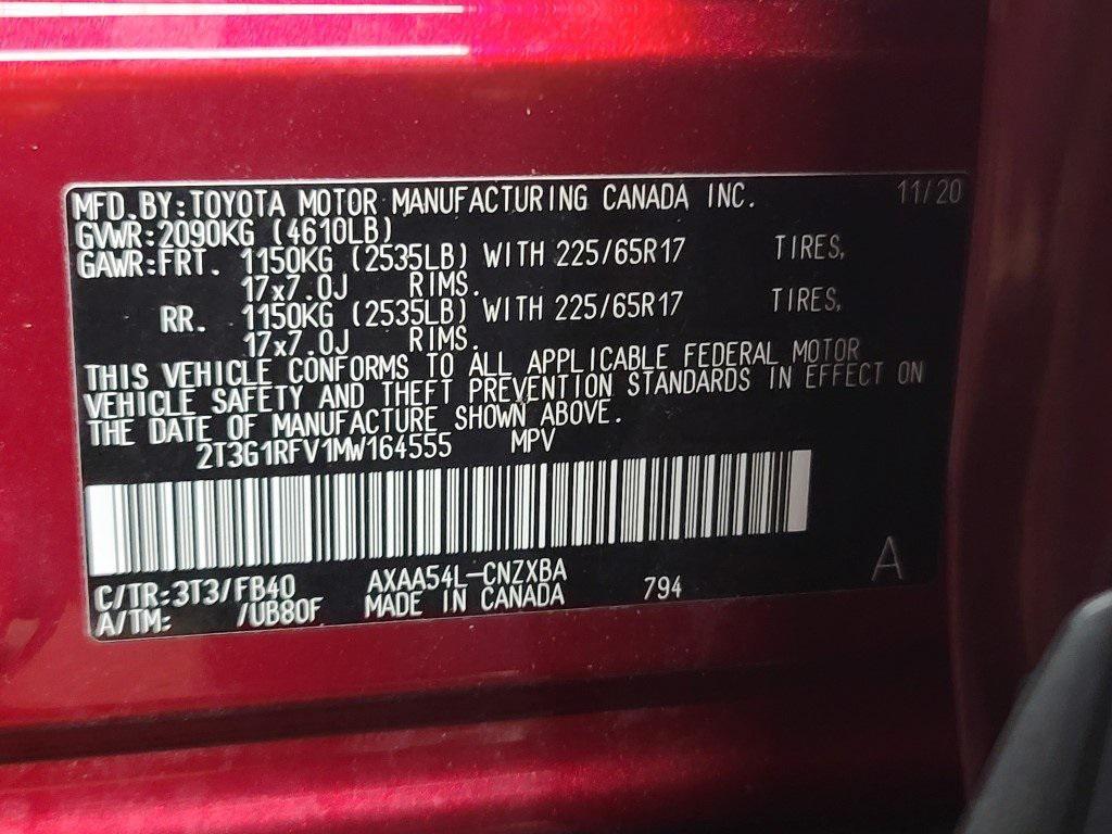 used 2021 Toyota RAV4 car, priced at $25,000