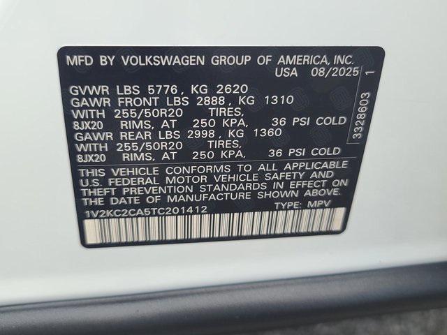 new 2026 Volkswagen Atlas Cross Sport car, priced at $47,801