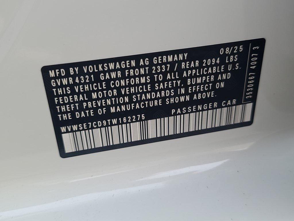 new 2026 Volkswagen Golf GTI car, priced at $40,111