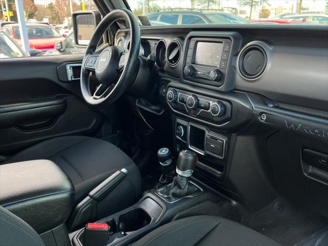 used 2021 Jeep Wrangler car, priced at $22,900