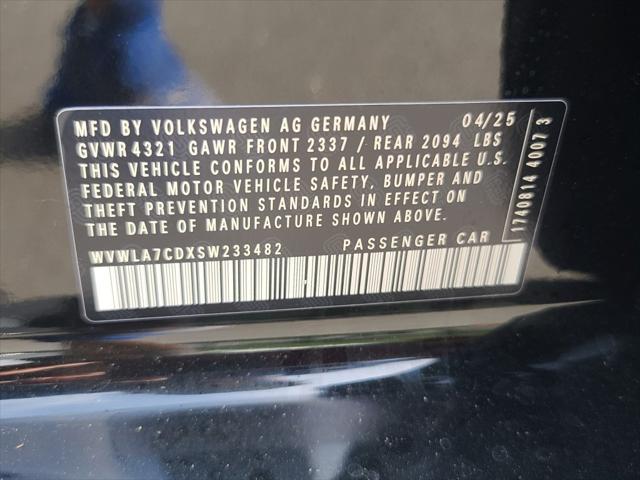 new 2025 Volkswagen Golf GTI car, priced at $32,633