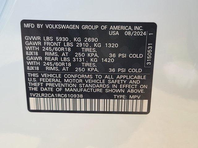 new 2024 Volkswagen Atlas car, priced at $37,003