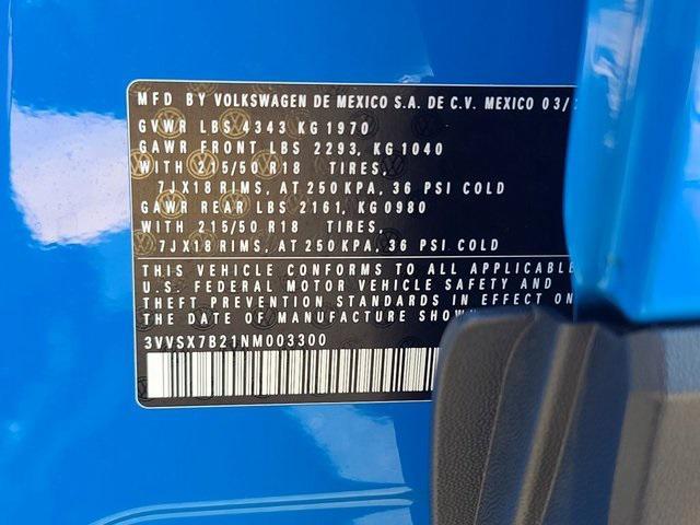 used 2022 Volkswagen Taos car, priced at $20,500