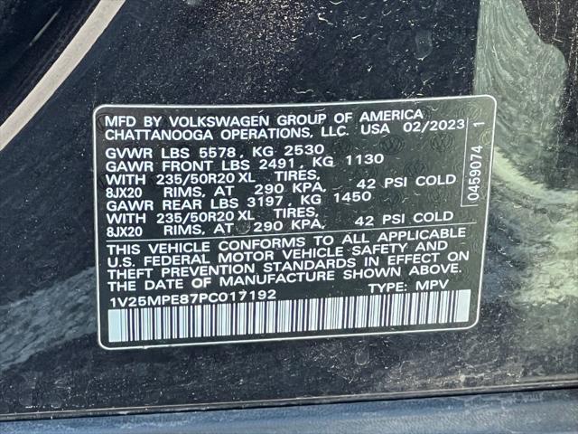 used 2023 Volkswagen ID.4 car, priced at $24,000