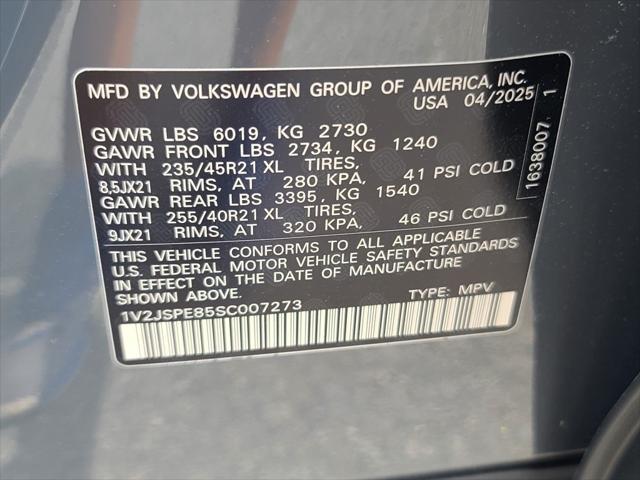 new 2025 Volkswagen ID.4 car, priced at $52,836