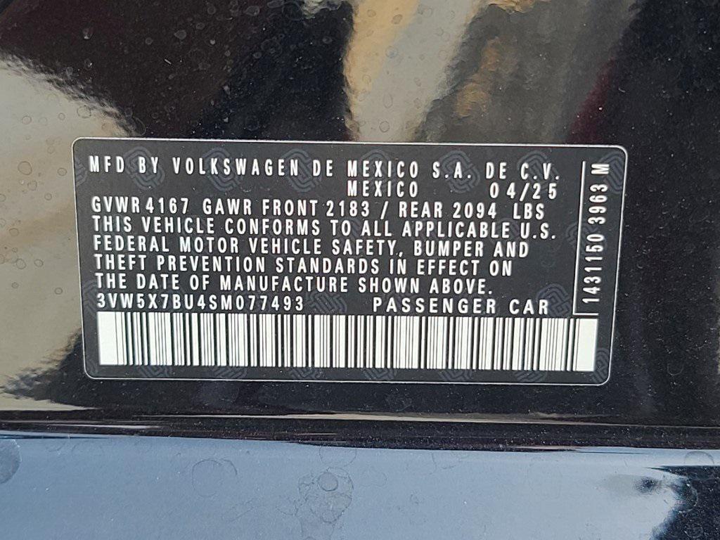 new 2025 Volkswagen Jetta car, priced at $21,500