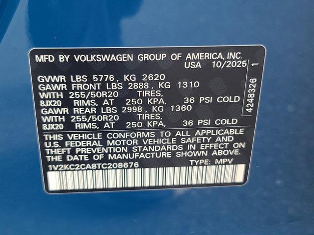 new 2026 Volkswagen Atlas Cross Sport car, priced at $45,410