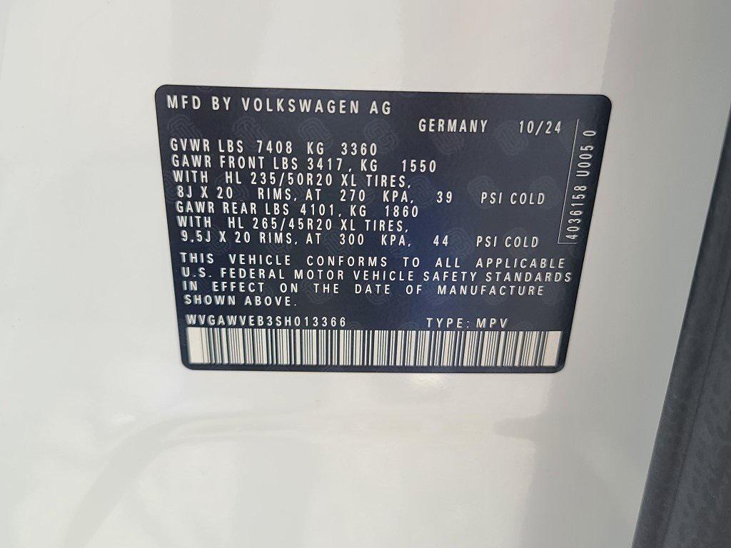 new 2025 Volkswagen ID. Buzz car, priced at $57,873