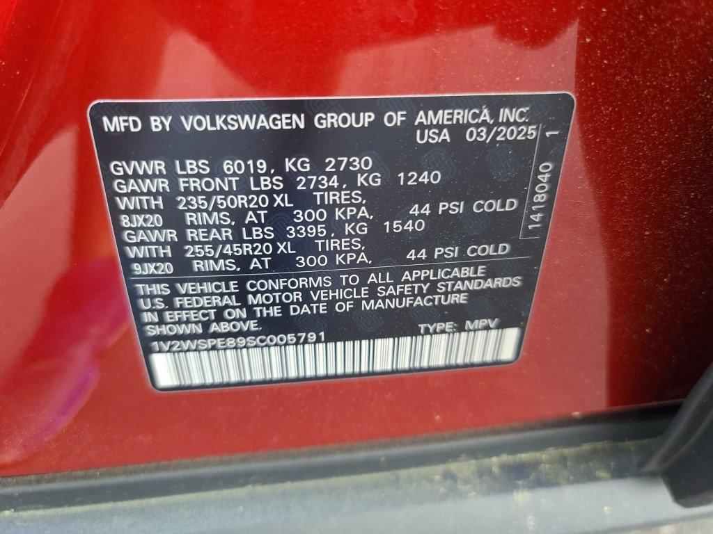 new 2025 Volkswagen ID.4 car, priced at $45,783