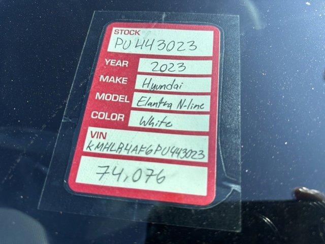 used 2023 Hyundai Elantra car, priced at $18,595