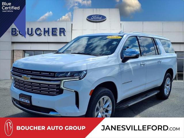 used 2021 Chevrolet Suburban car, priced at $56,479