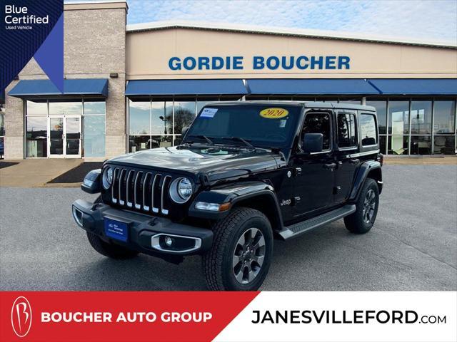 used 2020 Jeep Wrangler Unlimited car, priced at $28,789