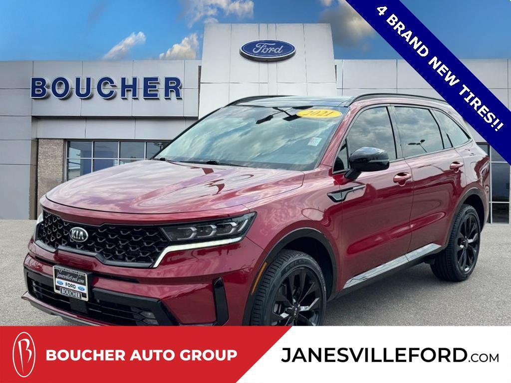 used 2021 Kia Sorento car, priced at $28,691