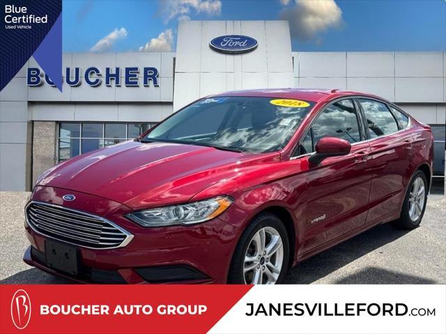 used 2018 Ford Fusion Hybrid car, priced at $11,007