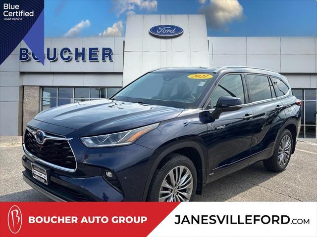 used 2021 Toyota Highlander Hybrid car, priced at $41,268