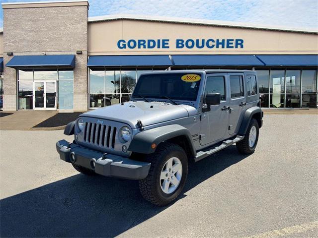 used 2015 Jeep Wrangler Unlimited car, priced at $19,912