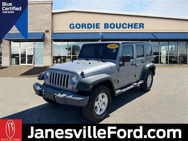 used 2015 Jeep Wrangler Unlimited car, priced at $20,692