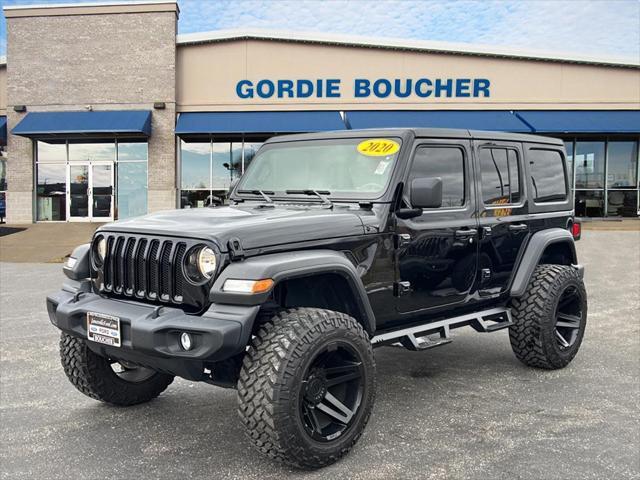 used 2020 Jeep Wrangler Unlimited car, priced at $33,423