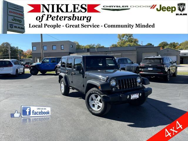 used 2016 Jeep Wrangler Unlimited car, priced at $16,975