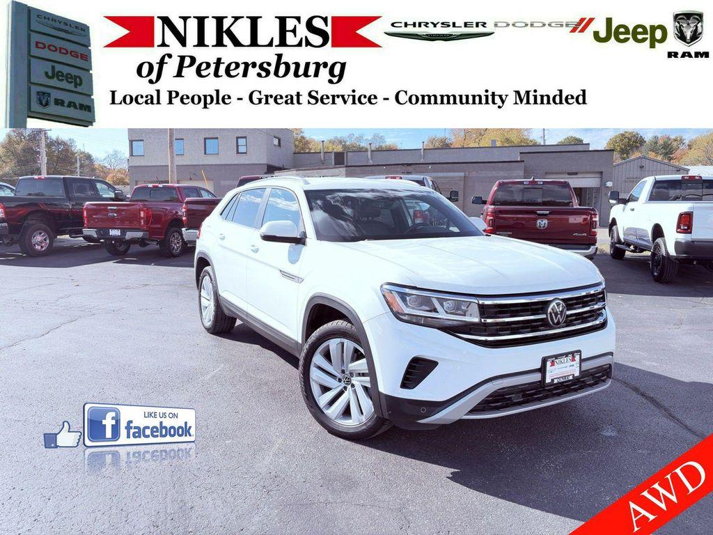 used 2021 Volkswagen Atlas Cross Sport car, priced at $19,975