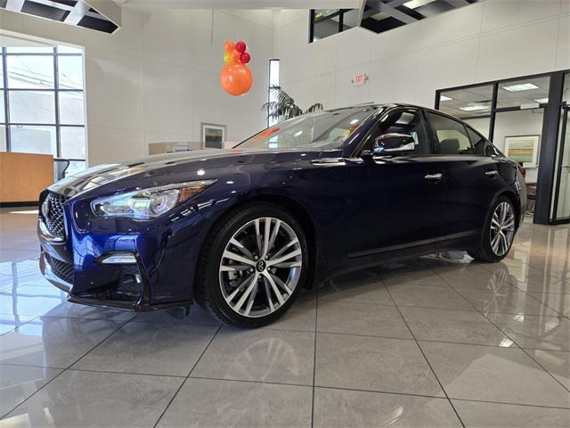 new 2024 INFINITI Q50 car, priced at $52,660