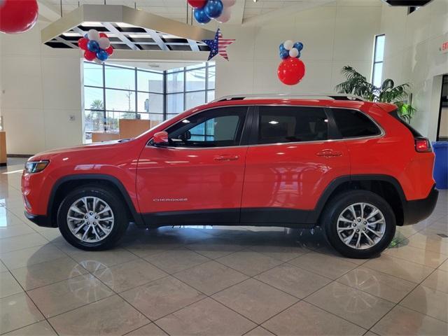 used 2021 Jeep Cherokee car, priced at $21,981