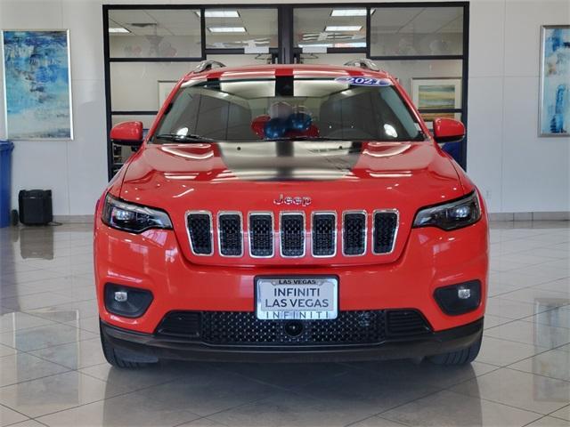 used 2021 Jeep Cherokee car, priced at $21,981