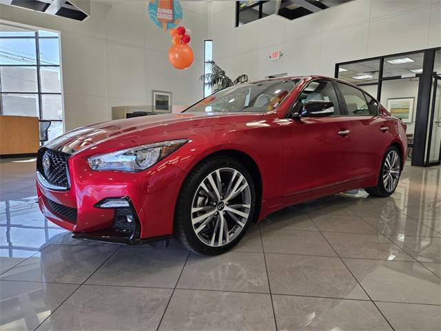 new 2024 INFINITI Q50 car, priced at $52,865